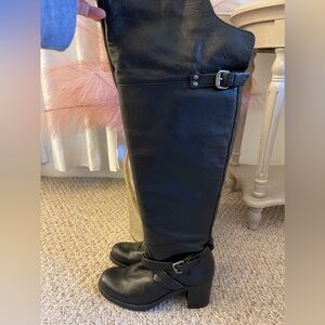 Frye Over the Knee Leather Boot